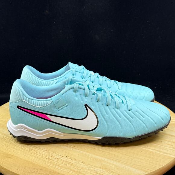 Nike Tiempo Legend 10 Pro Men’s Sz 10.5 Turf Soccer Cleats Copa Blue DV4342-401 - Picture 5 of 9
